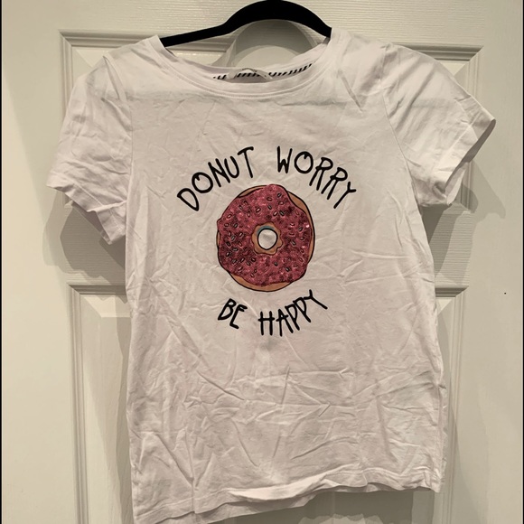 “Donut Worry, Be Happy” T-shirt - Picture 1 of 1
